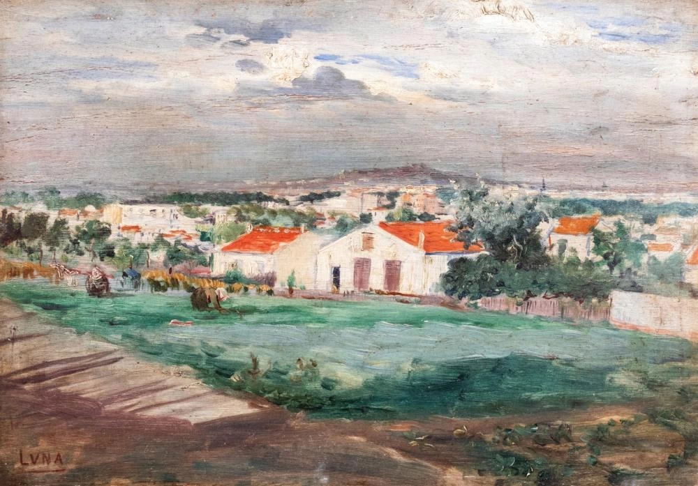 Juan Luna - Paesaggio a Bilbao
